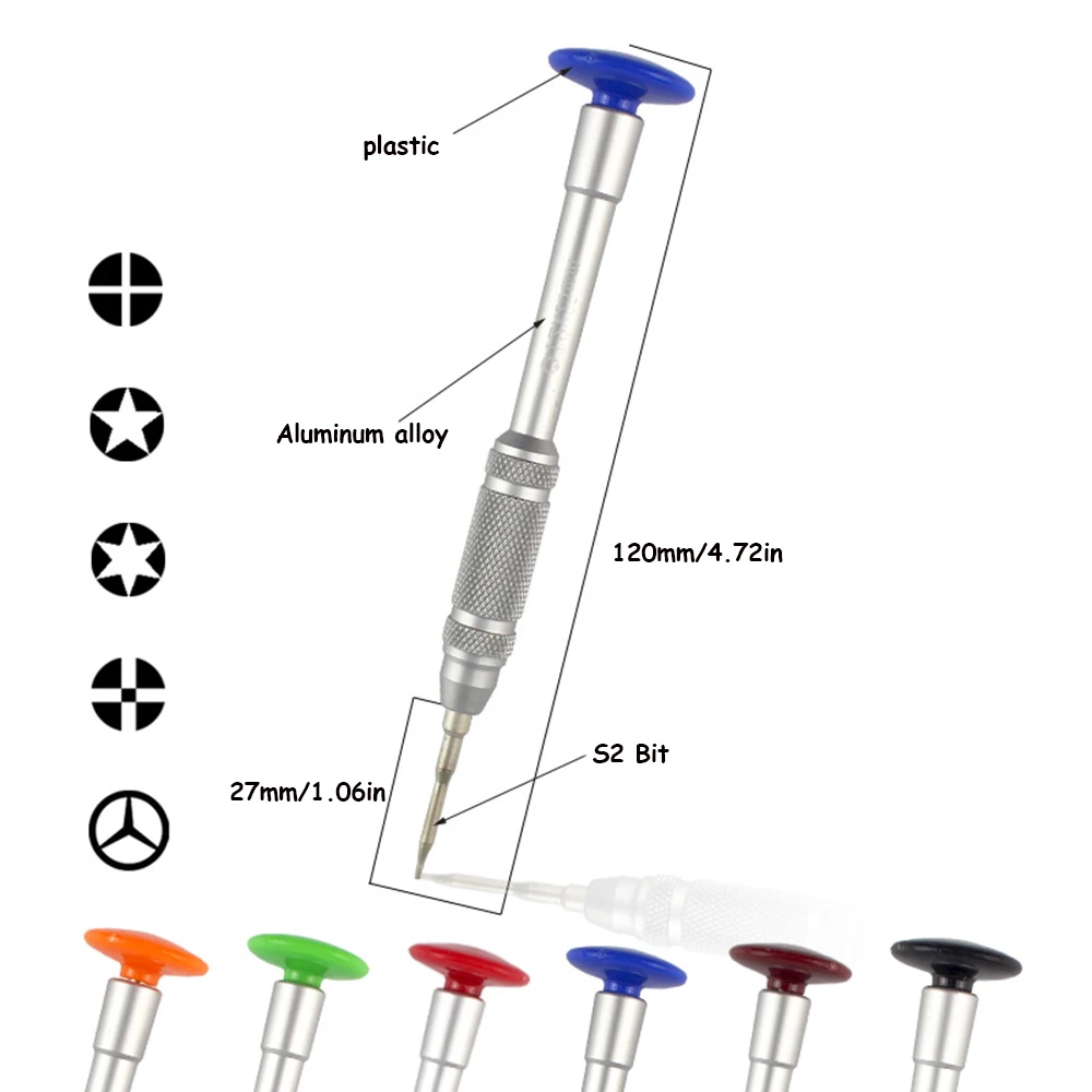 5/7Pcs Pentalobe 0.8 1.2 Tri wing Y0.6 Cross Phillips 1.5 Torx T2 Screwdriver Set for iPhone Cellphone Laptop Macbook Repair | Инструменты