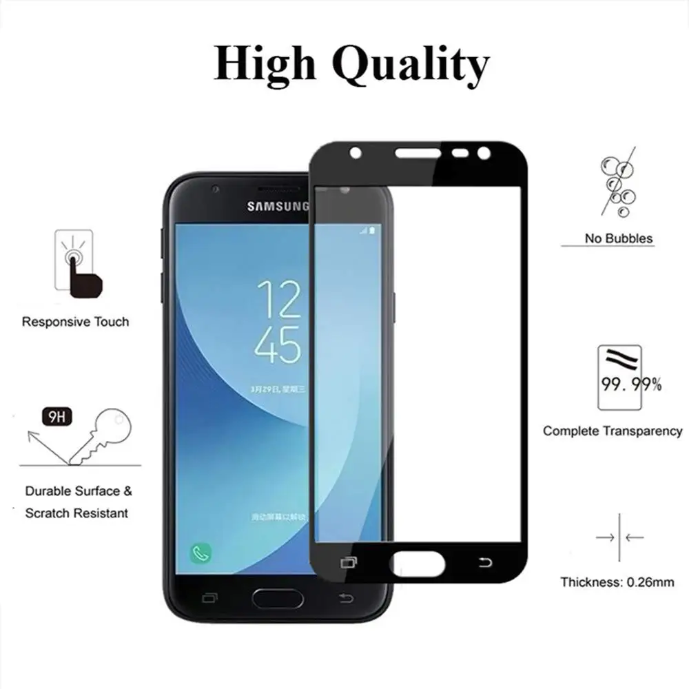 9D закаленное стекло для samsung Galaxy a5 C8 A9 Защита Экрана A8 plus A7 защитное стекло полное покрытие пленка 100 шт./лот