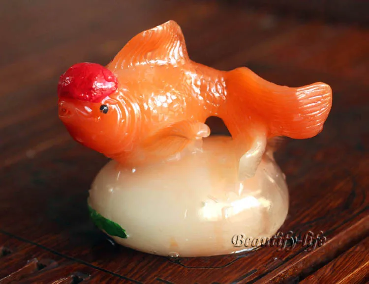 Новый модный подарок аллохроический талисман Золотой рыбок фэн шуй чайный