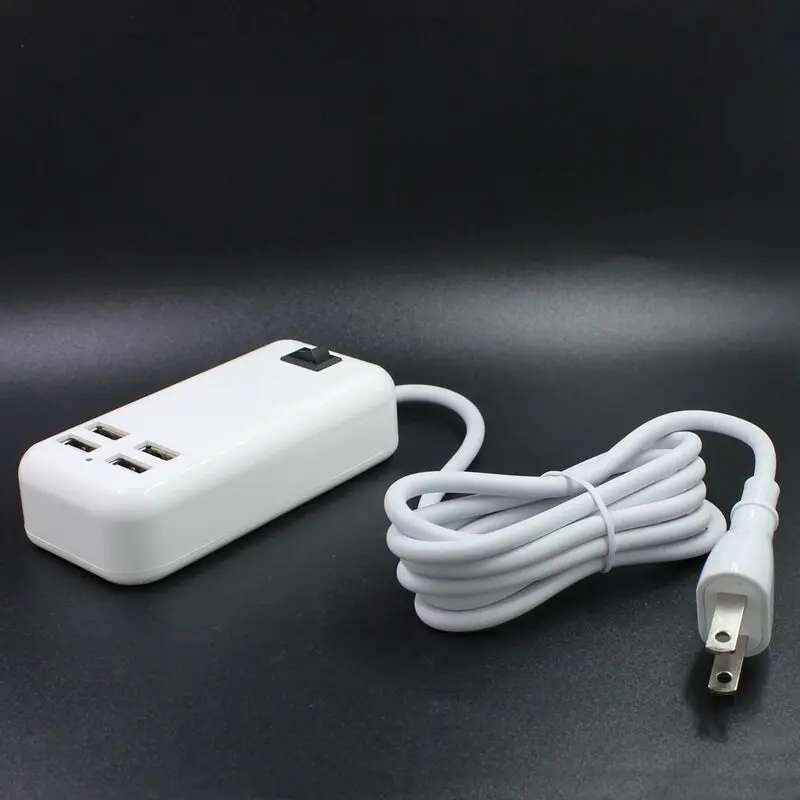 Ameec ЕС Plug 5V3A 4 Порты стены концентратора станция USB Зарядное устройство для