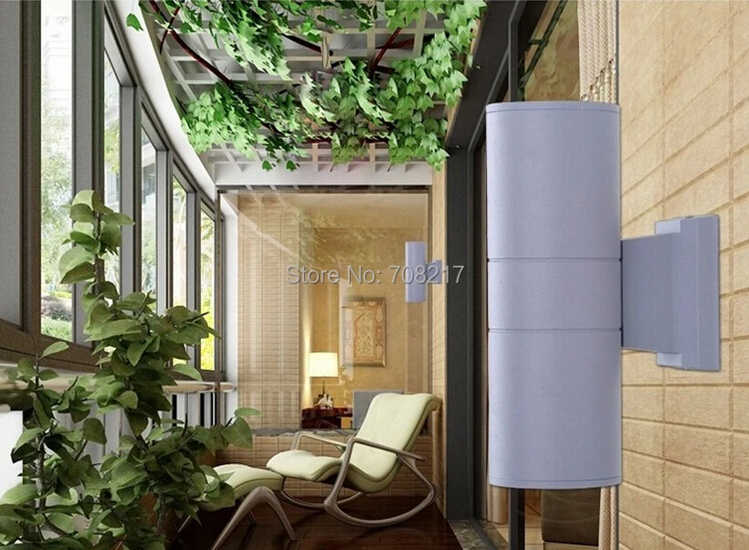 Бесплатная доставка 2x10 Вт вверх и вниз светодиодные Настенные светильники COB