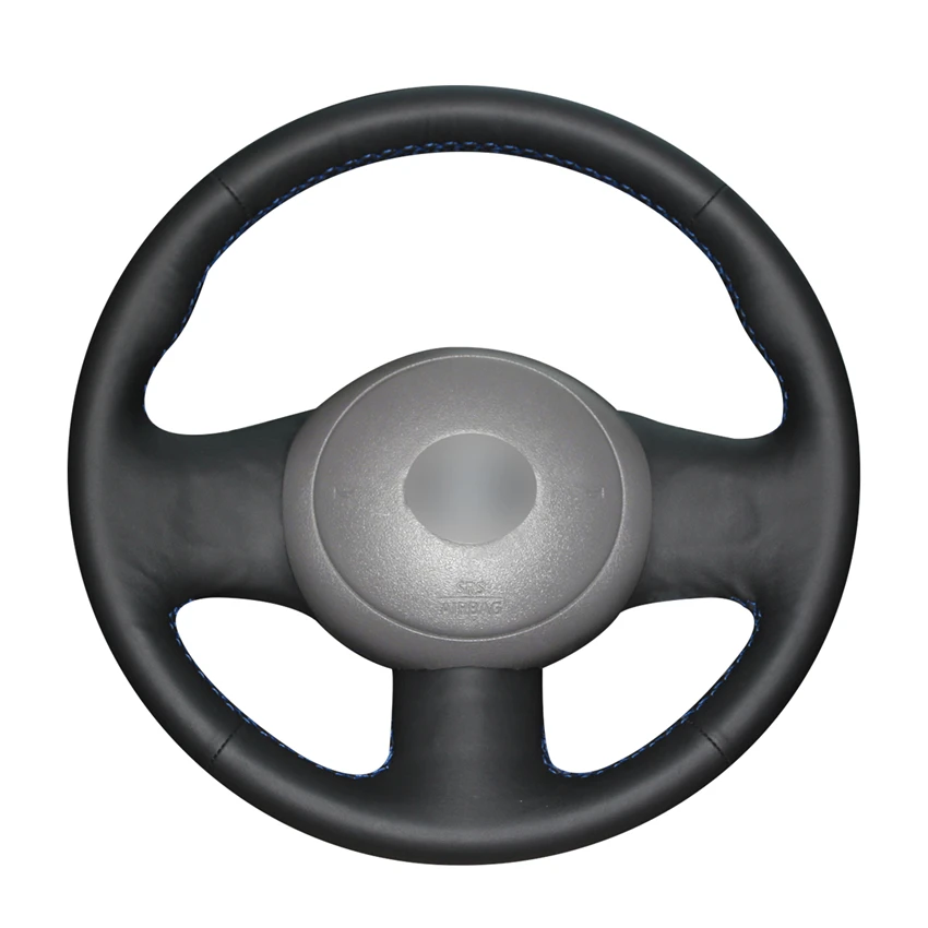 Сшитые вручную DIY черные кожаные аксессуары из микрофибры для Nissan March Sunny Versa 2013