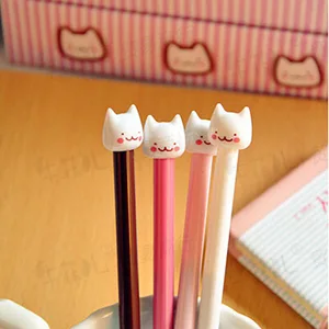 Image for 4 PCS Student Stationery Lovely Cartoon Pen Office 
