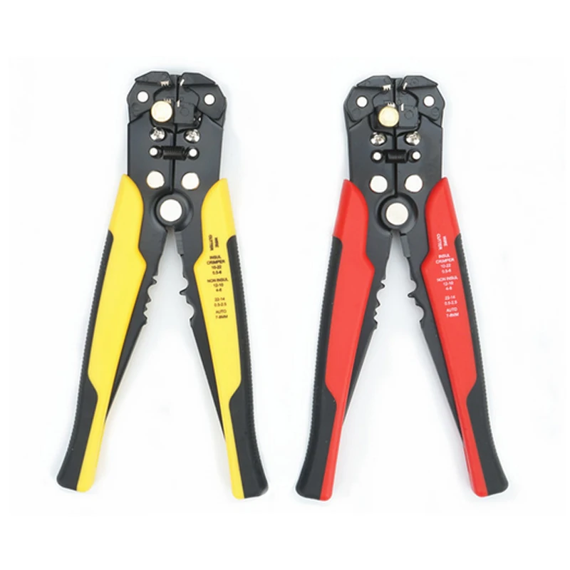 Professional Pliers Cable Wire Stripper Cutter Crimper Automatic Multifunctional TAB Terminal Crimping Stripping Plier Tools | Инструменты