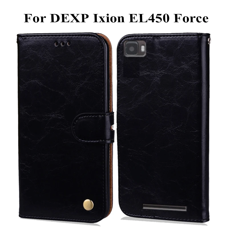 Чехол-книжка из искусственной кожи для DEXP чехол Ixion EL450 Force чехол-бумажник