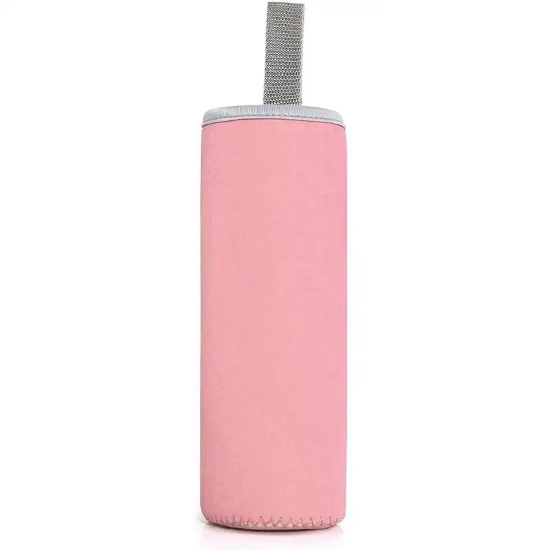 Pink Цветная Спортивная оболочка для бутылки Неопреновая изоляционная втулка сумка чехол для 550 мл с высоким качеством - Color: Pink