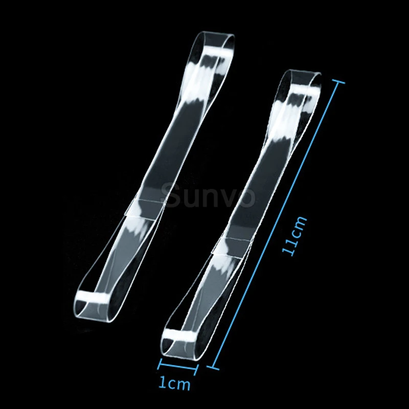 1Pair Invisible Elastic Silicone Transparent Shoelaces For High Heel Shoes, Clear Shoe Laces Shoelace Straps Shoe Accessories
