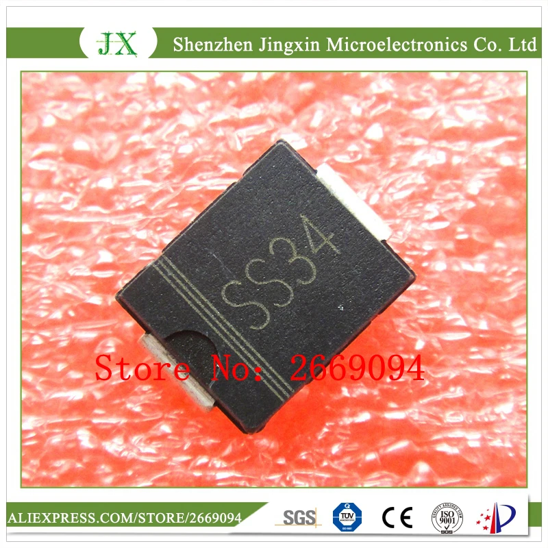 

200 шт./лот диод SS34 SK34 SMC диод Шоттки 3A 40V