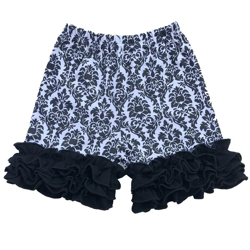 Хлопок рябить детские Шорты малышей для девочки дети Обледенение шорты