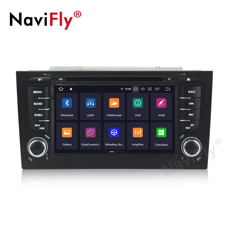 NaviFly PX30 ips экран DSP чистый Android9.0 Автомобильный мультимедийный gps навигатор для Audi/A6/S6/RS6 поддержка RDS IPOD 4G wifi
