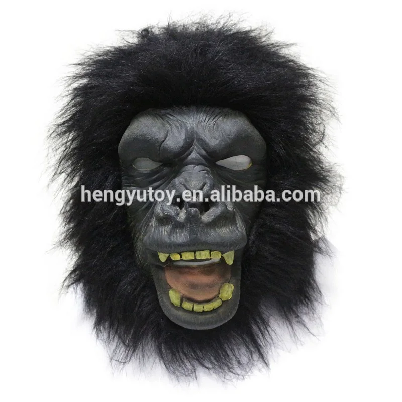 

The highest selling character celebrity party Fancy Dress Ideal Classic Cosplay Latex Gorilla Mask For Carnival