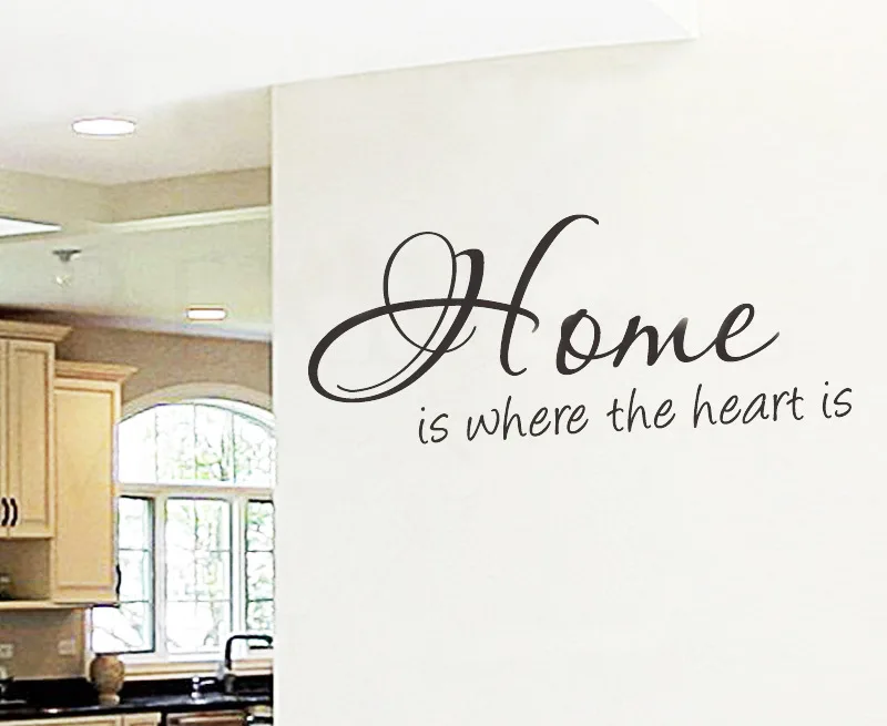 English Home is a cozy European-style home fashion decorative background wall stickers self-adhesive PVC trade custom G174 | Дом и сад