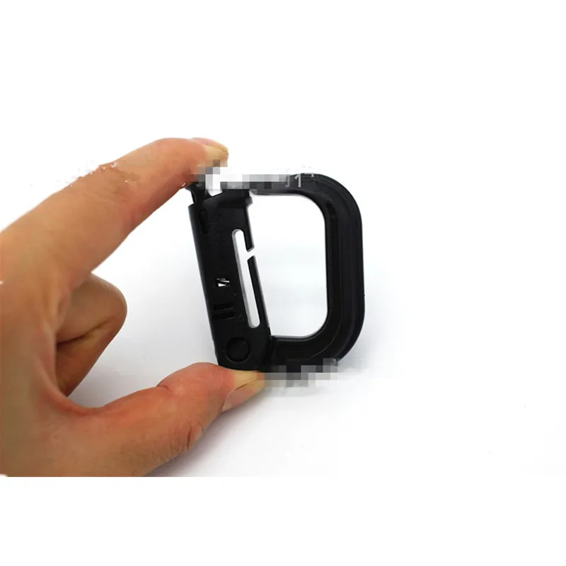 Скоба карабин D-ring Clip Molle лямки Пластиковый Рюкзак Пряжка защелкивающийся замок Grimlock лагерь Поход горный подъем открытый