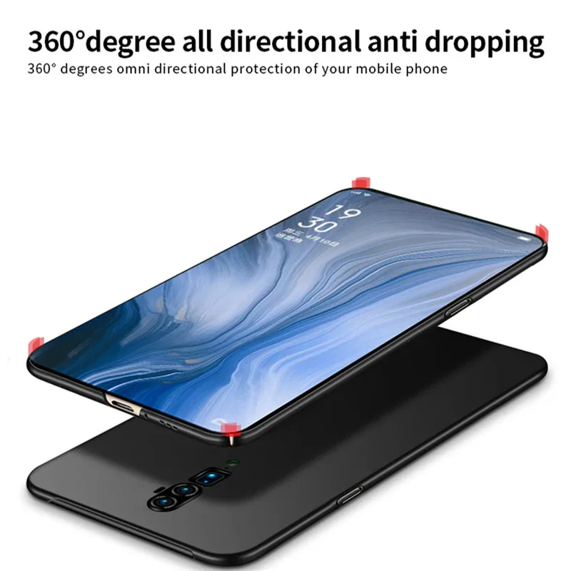 Ultra Thin Matte Plastic Case For Oppo Reno 10x Zoom 6.6 inch Luxury Hard PC Phone Back Cover 5G Fundas |