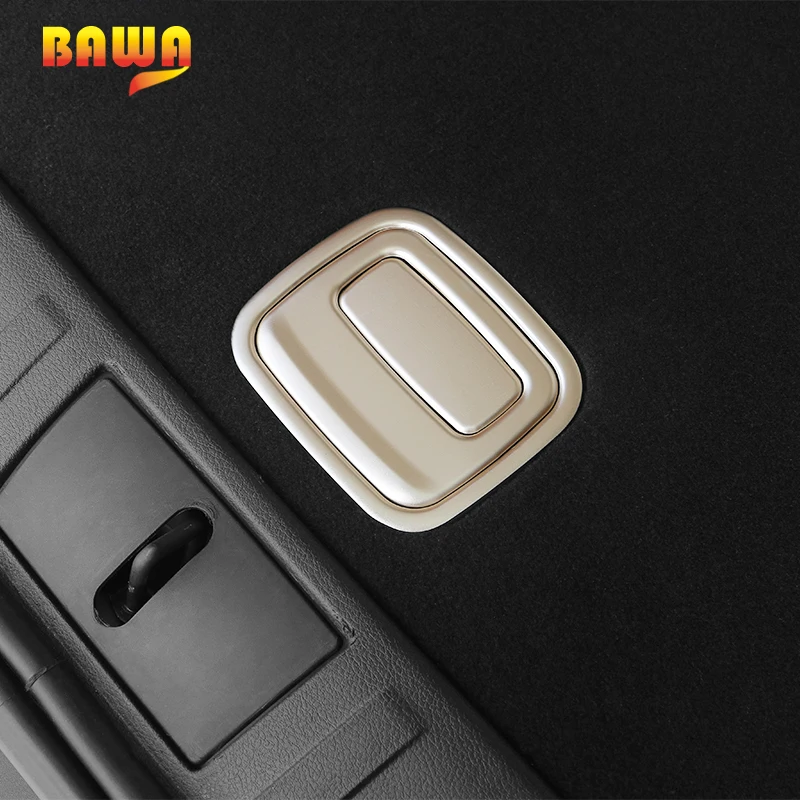

BAWA Interior Mouldings for Jeep Renegade 2016-2017 Rear Trunk Handle Cover Accessories for Jeep Renegade Stickers