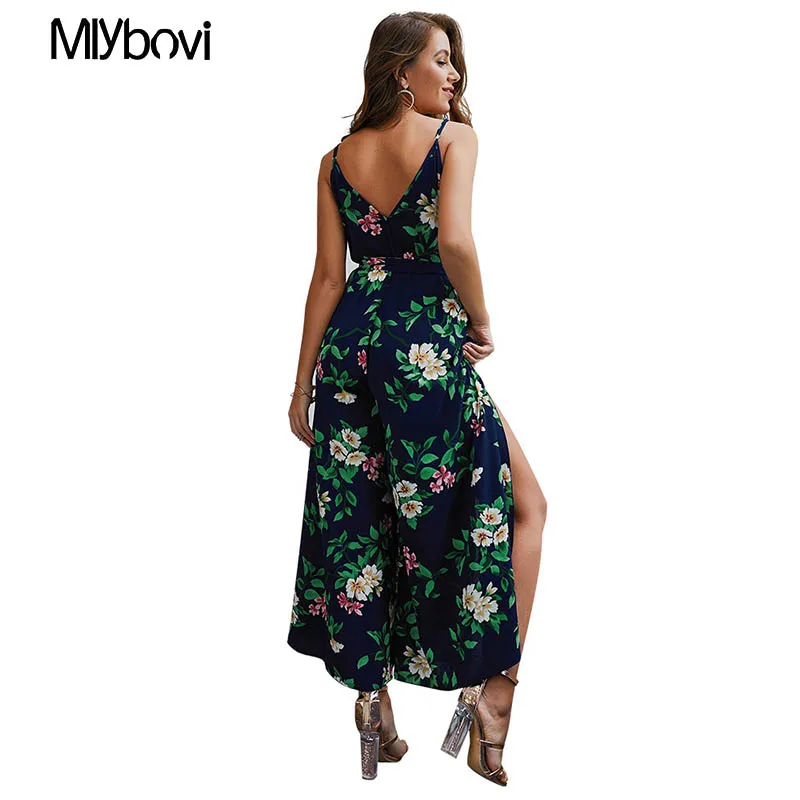 Сексуальный комбинезон на молнии с глубоким v-образным вырезом элегантный для