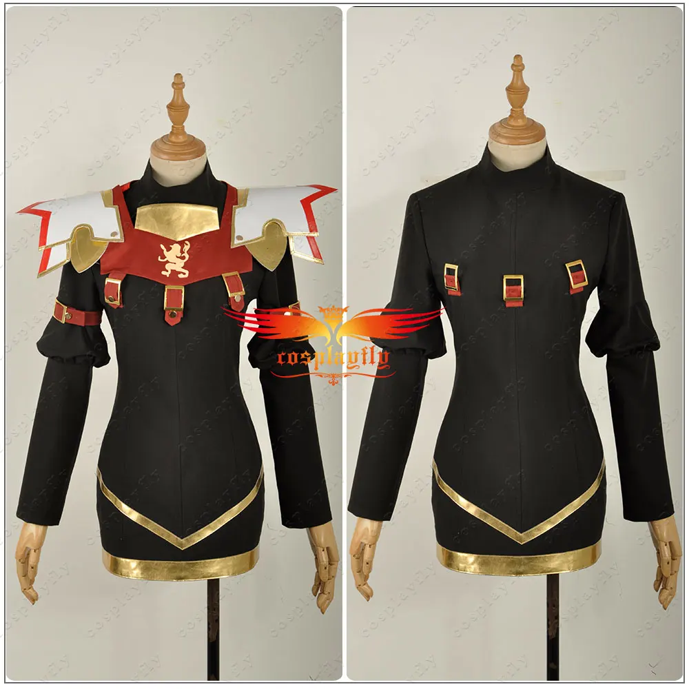 Anime FATE/Rider Girl Gown Astolfo Cosplay Costume Long Sleeve Black Dress Cloak Tight Skirt Sashes in Stock Halloween