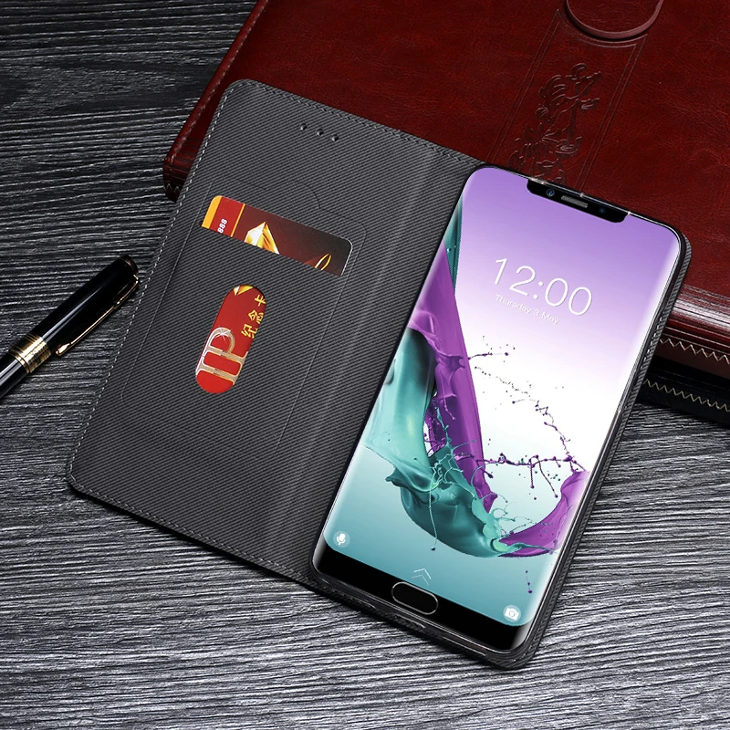 Phone Case For Doogee Y7 Plus Cover Leather Flip Coque Luxury Protective Fundas With Card Slot |