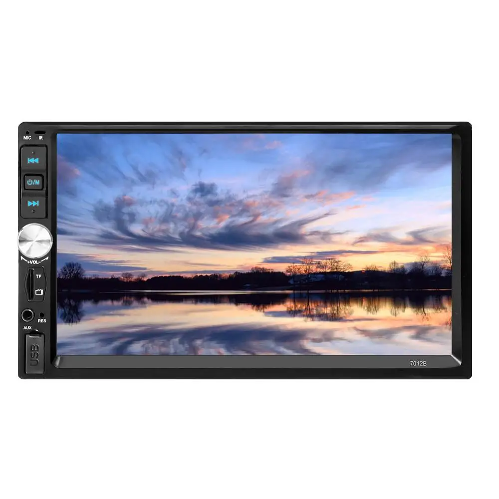 Radio 2 Din General Car Models 7'' LCD Touch Screen Car Radio Player Bluetooth Car Audio Support Rear View Camera 7012B