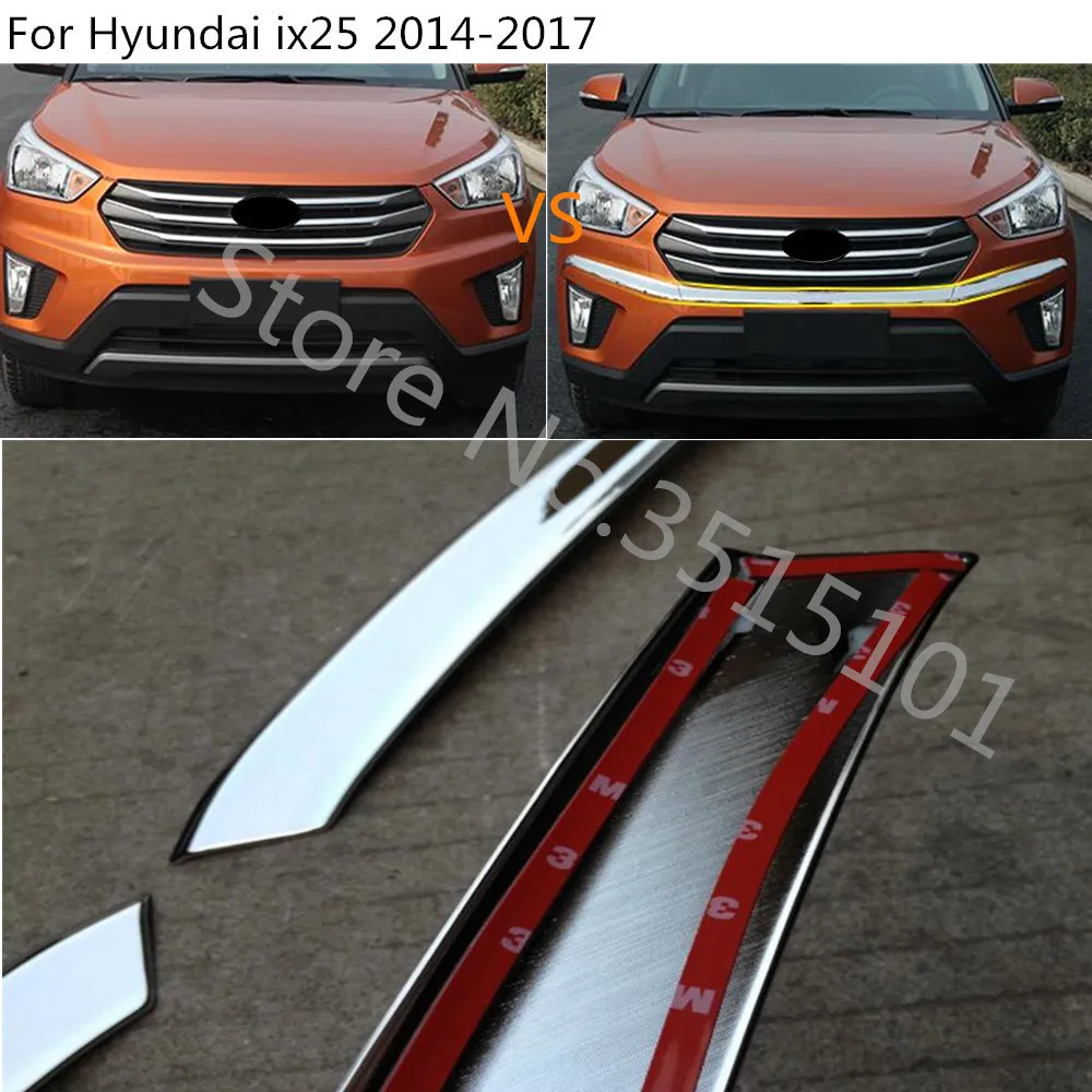 Чехол для автомобиля бампер двигателя ABS хромированная отделка передняя