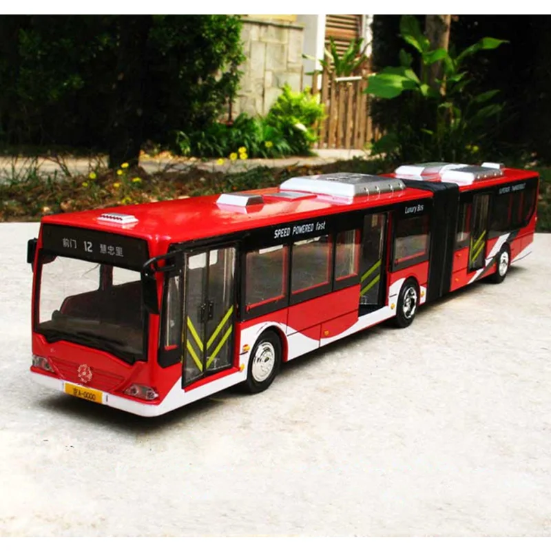 Новинка 1:18 удлиненная Автомобильная модель с двойным автобусным сплавом шина