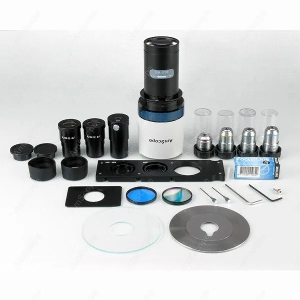 Тканевый микроскоп -- AmScope поставляет 40X-600X бесконечный фазовый контрастный