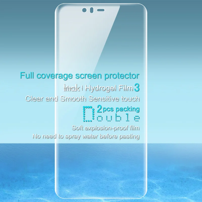 Imak Hydrogel III для Nokia 5,1 Plus X5 X71 защита экрана 2 шт полное покрытие Передняя или задняя мягкая защитная пленка не стекло