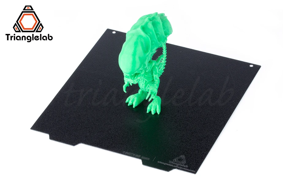 Trianglelab 165x165 двухсторонний текстурированный PEI пружинный стальной лист с порошковым покрытием PEI Монтажная пластина для Creality Ender и т. Д