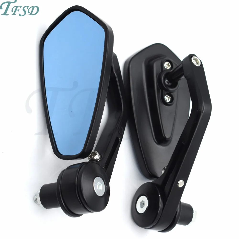Motorcycle Bike Cruiser ATV Aluminum 7/8'' 22mm motorbike moto Motocross Side Rear View Mirror For Triumph 675 STREET TRIPLE R |