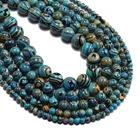 1 нитьлот 4 6 8 10 12 мм в полоску синие малахитовые каменные бусы круглые свободные разделительные бусины для самостоятельного изготовления ювелирных изделий ожерелья браслеты