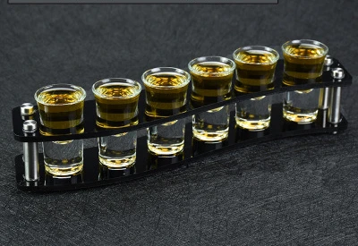 SB Cup Holder 26ml 6 шт. набор ликер Спирит чашка Пинта КОПО рюмка мини бокал для вина es Verre Bicchieri Vetro Copas De Vidrio Doom Tete De Mort VEMs - Цвет: SB Cup Holder 26ml