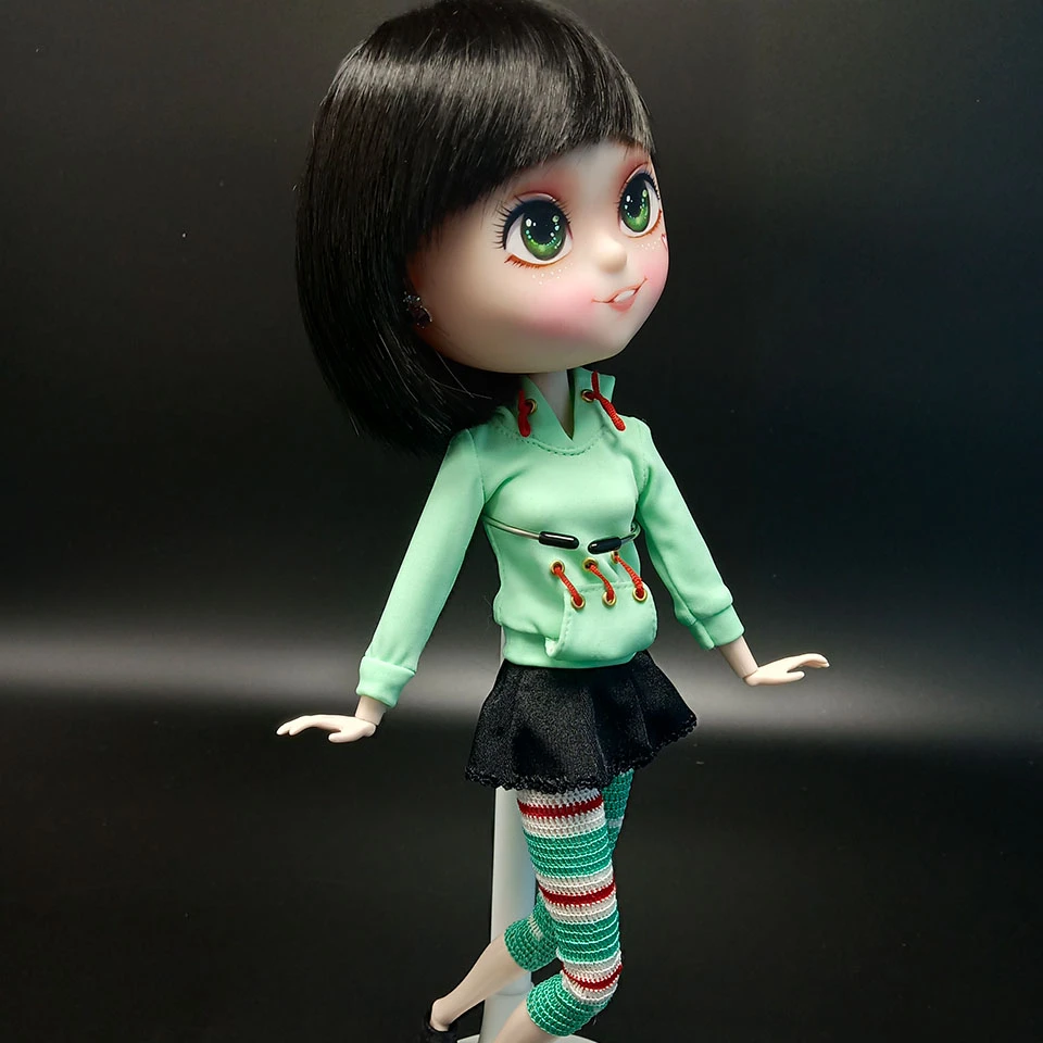 Прекрасный сладкий горох стильный Bjd 1/6 куклы девушка модель Набор 26 27 см шаровой
