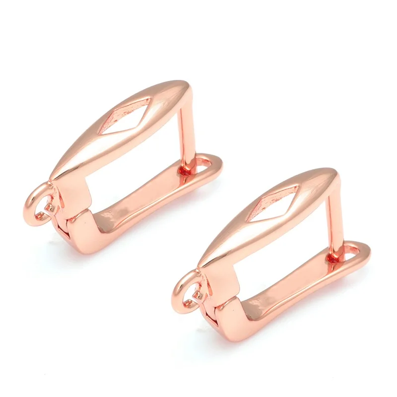 rose gold 3 пары аксессуаров для изготовление сережек DIY ручной работы серьги с бахромой застежки крючки для серьг Eawires для женщин оптом швензы - Цвет: rose gold