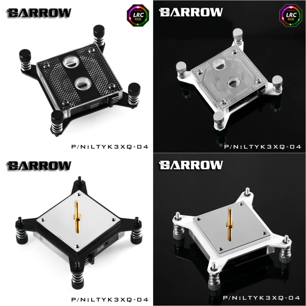 Блок водяного охлаждения Barrow LTYK3XQ 04 RGB CPU для Intel X99 20XX|water cooling block|cooling blockcpu water block |