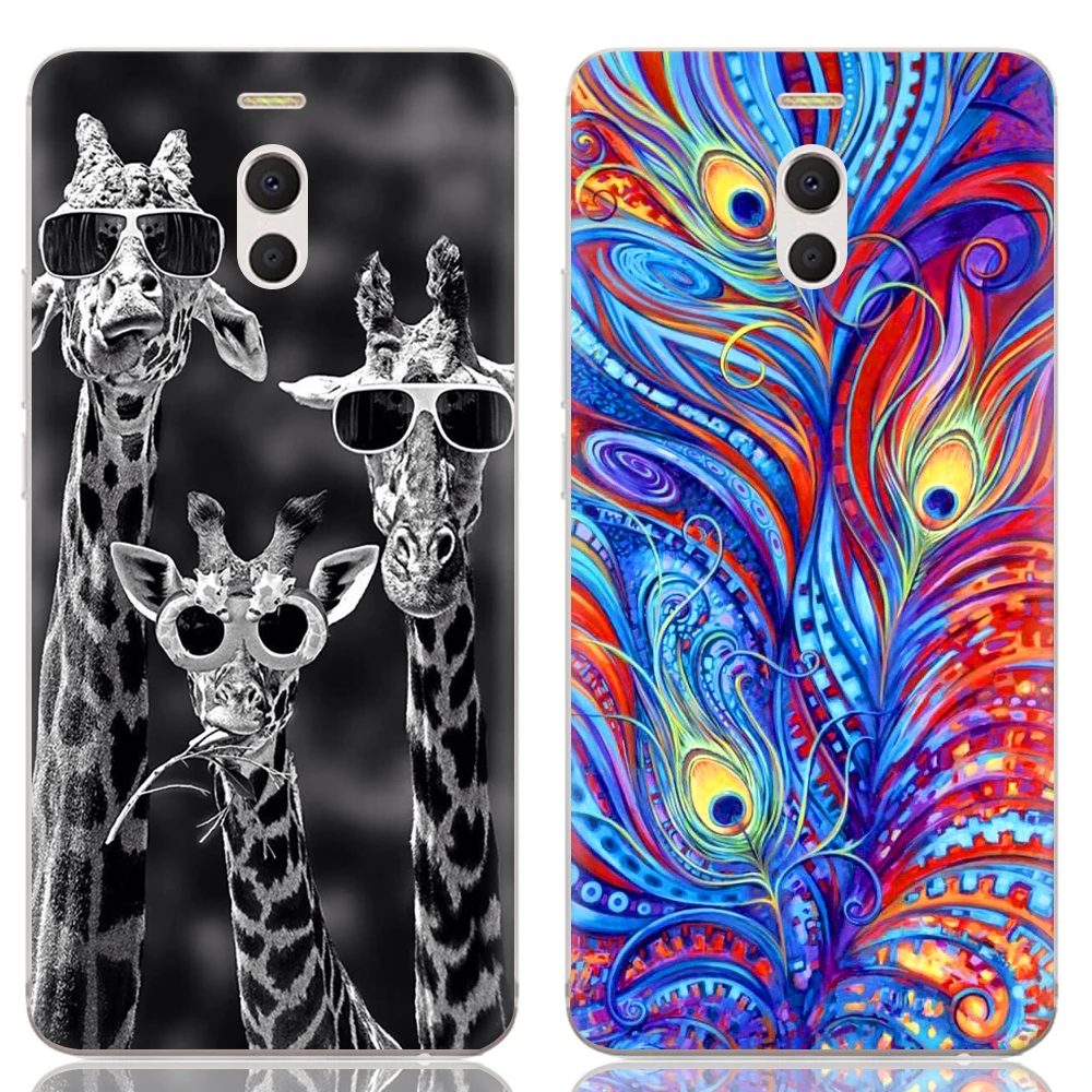 Meizu M6Note Case M6 Note 5.5&quot Cover Soft Tpu Back Phone For Silicone Cartoon |