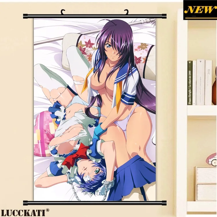 40X60 см Ikkitousen battale Vixens Shiozaki Yuji серия квитанция мультфильм аниме Настенная картина прокрутки холст живопись плакат