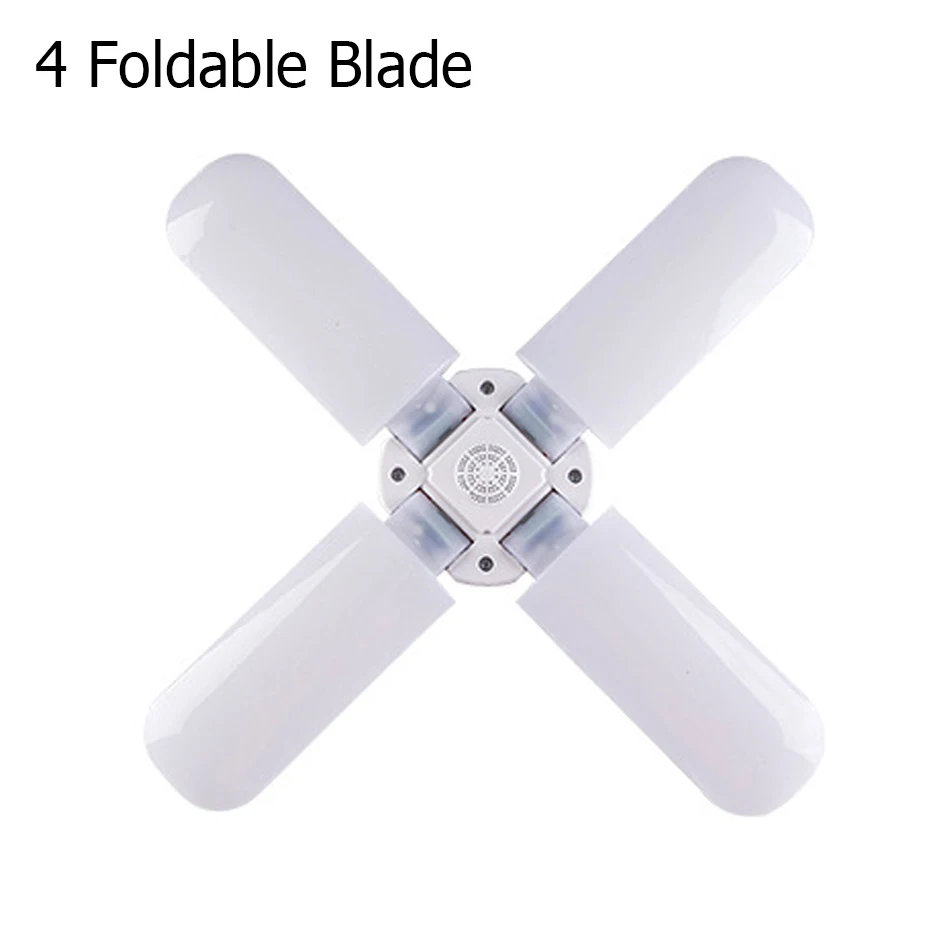 Новый светодиодный лампы Супер яркий Складная лопасть вентилятора подвесные