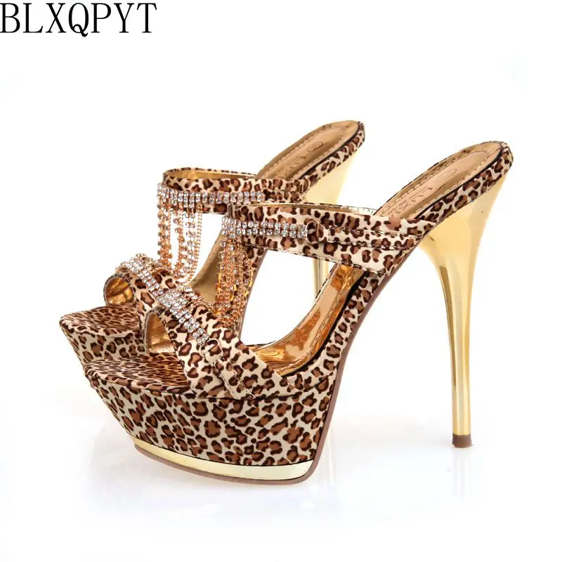 BLXQPYT/Новые модные пикантные Летние босоножки больших размеров 33-46 стильные