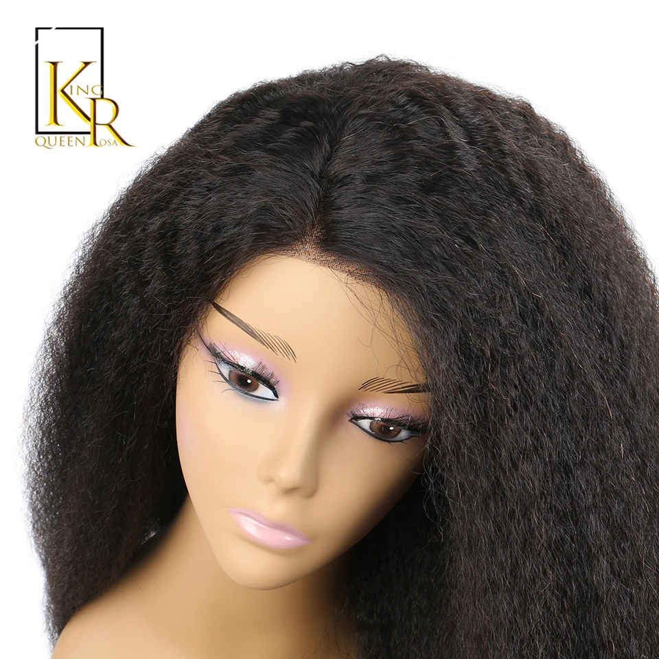 Кудрявый прямой парик бразильский Remy 13x4Lace передние человеческие волосы парики для черных женщин итальянский яки с ребенком натуральный предварительно выщипанный VSBOB