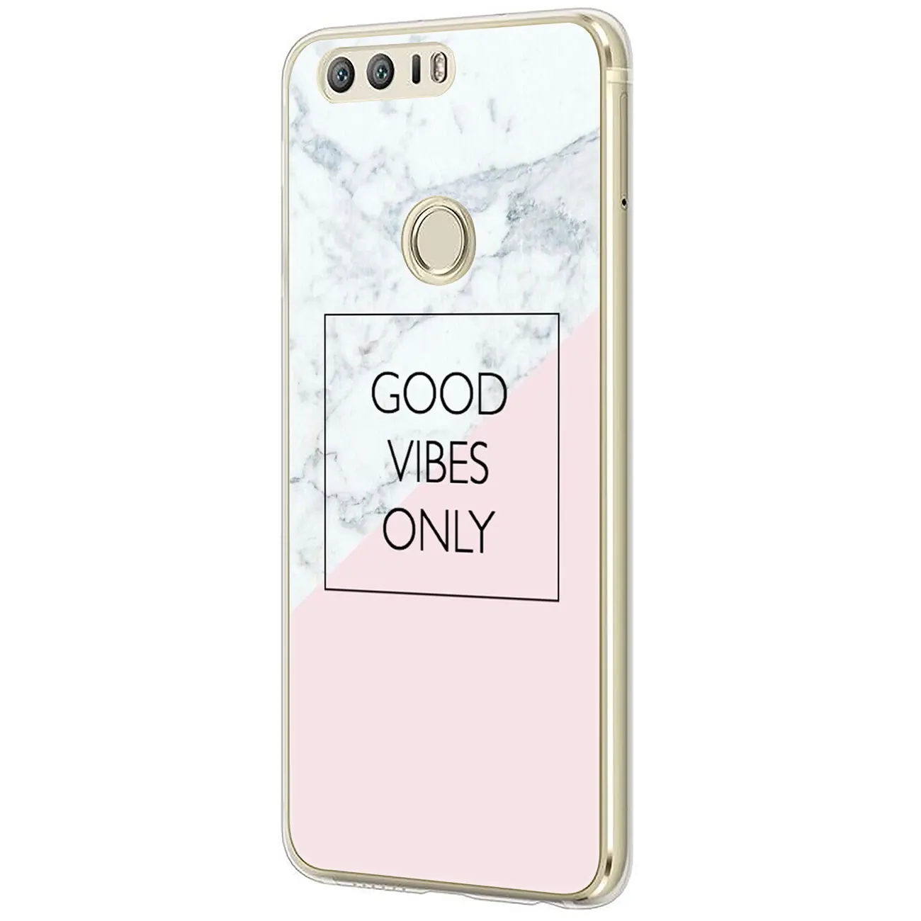 Пословица фраза девиз Good Vibes Only Love чехол для Huawei Y9 Y7 Prime 2019 2018 Honor 20 8A 8X 8 9 9X 10 Lite 7C 7X 6A