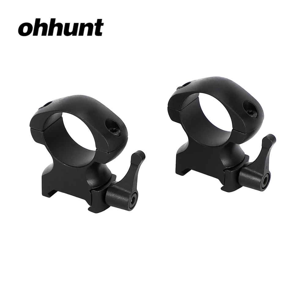 Ohhunt 25,4 мм или 30 мм Диаметр стали быстросъемные Пикатинни Вивер Низкий средний высокий профиль охотничий прицел кольца тактические крепления