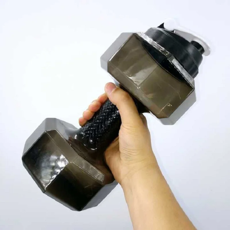 2.5L гантели в форме пластиковых больших емкостей Спортивная бутылка для воды