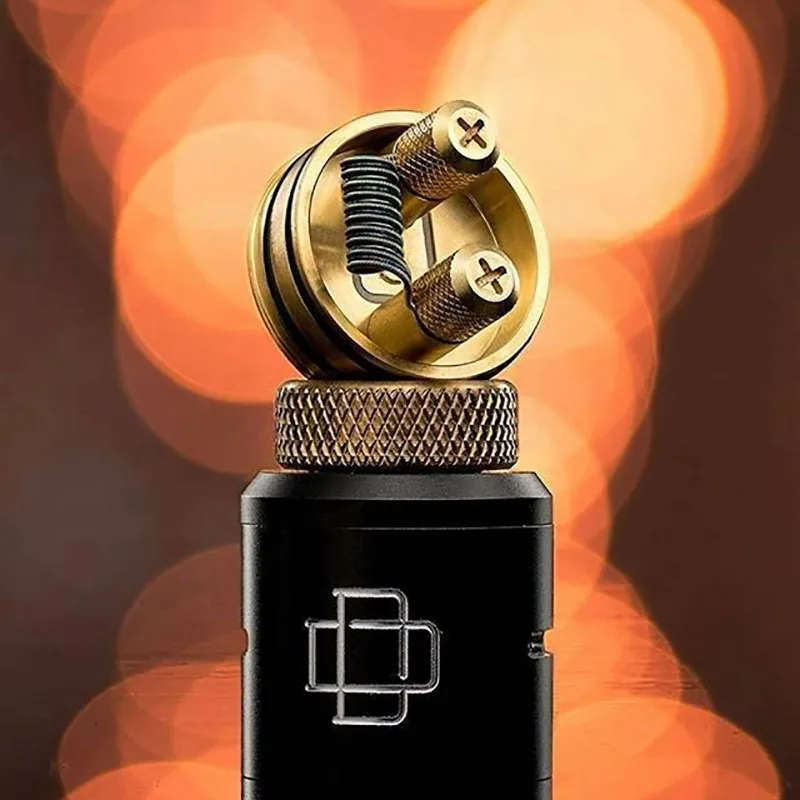 Распылитель Augvape Druga RDA 24 мм зажим система Snag 810 капельный наконечник с золотым