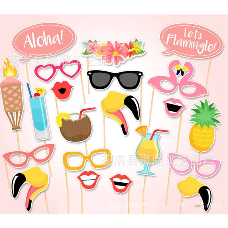 21 шт./компл. Гавайская Вечеринка Летние Пляжные украшения для вечеринки фото