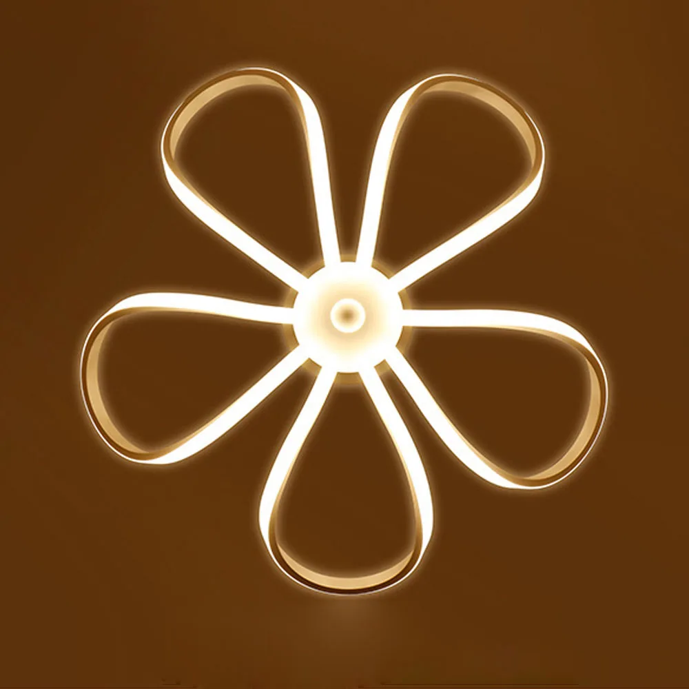 Современный белый светодиодный потолочный Люстра AC 220 В для жизни кабинет