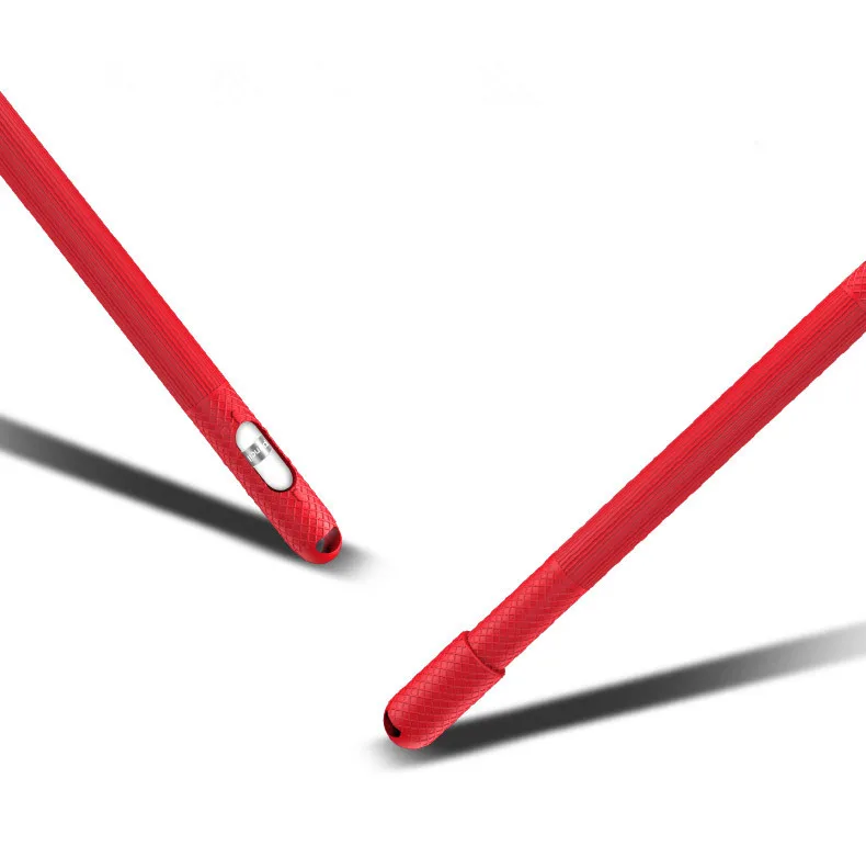 Мягкий Цветной силиконовый чехол Fanshu совместимый с Apple Pencil 1 2 для iPad планшета