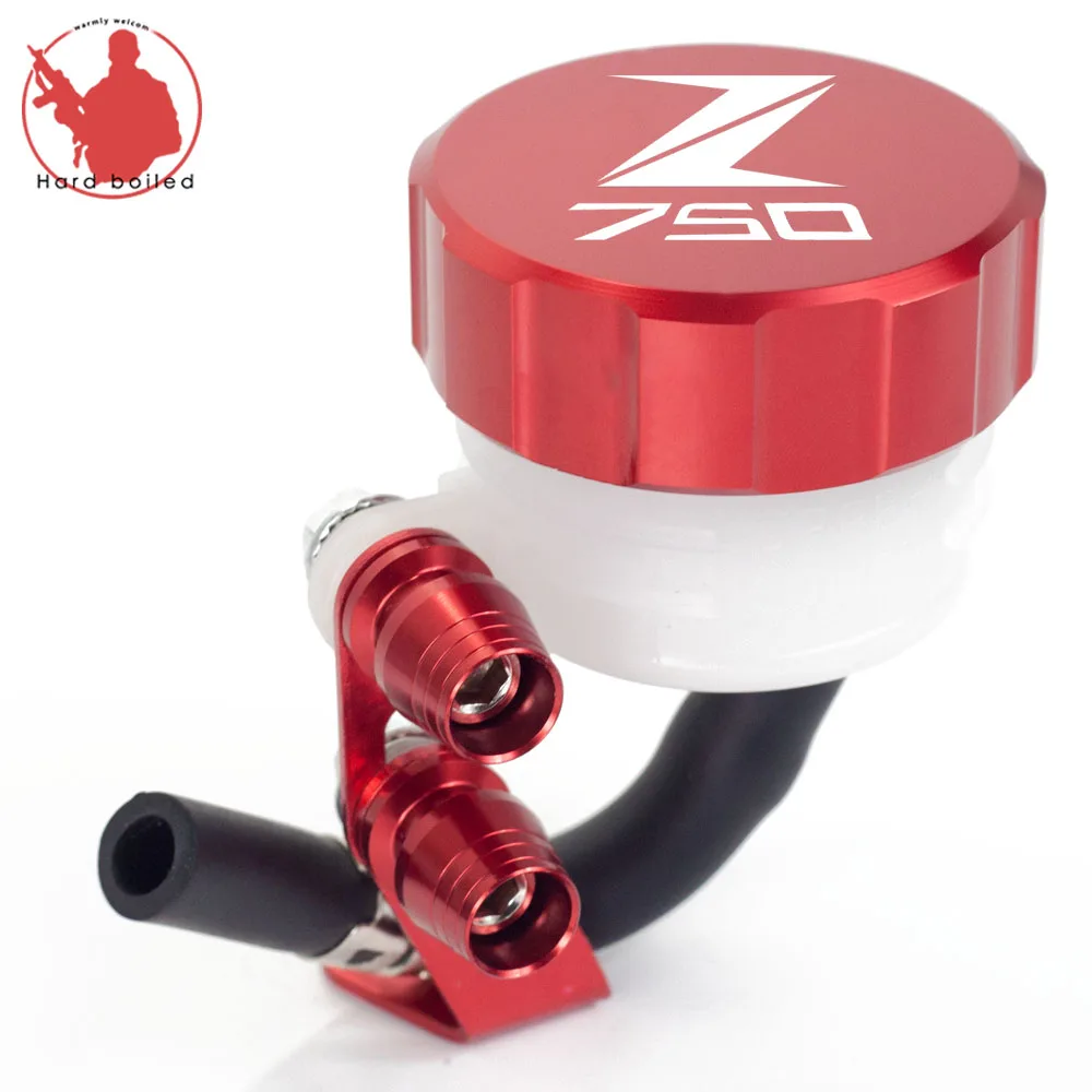 RED Горячая для KAWASAKI Z750 Z750R Z750S Z 750 аксессуары для мотоциклов Задняя Тормозная жидкость Крышка Резервуара масляный стакан - Цвет: RED