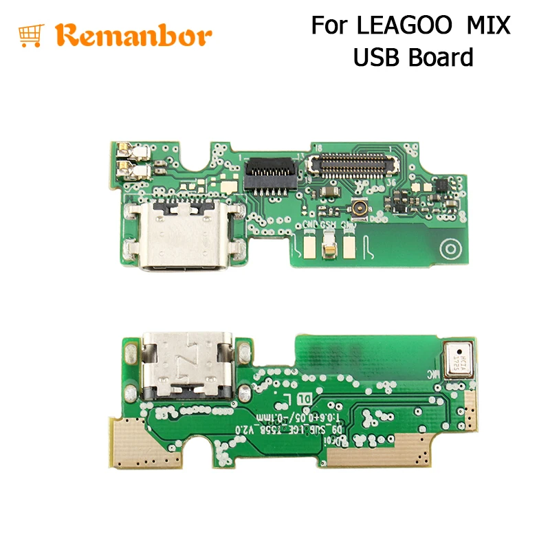 Remanbor для LEAGOO kiicaa MIX USB порт телефон штекер плата с гибким кабелем PCB сотовый