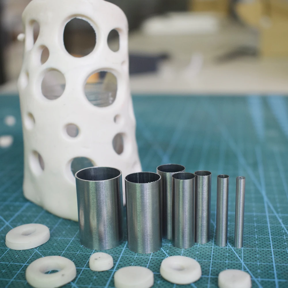 2 мм 15 7 шт. из нержавеющей стали мини круглый резак для глины DIY полый удар Klei Ceramica