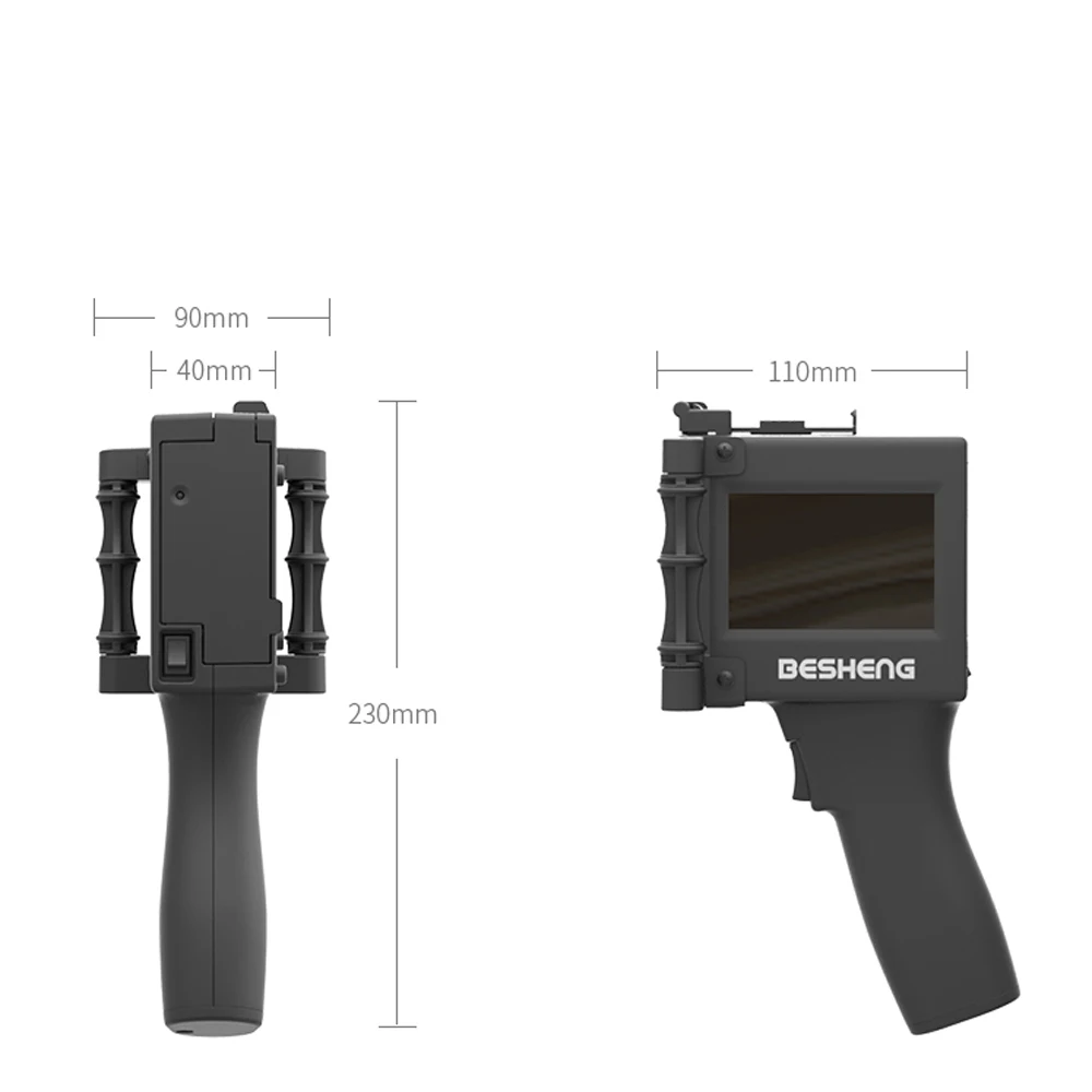 

Handheld Inkjet Printer Portable Print Machine with one extra ink Cartridge for Food Packing Label , Plastic, Glass etc.